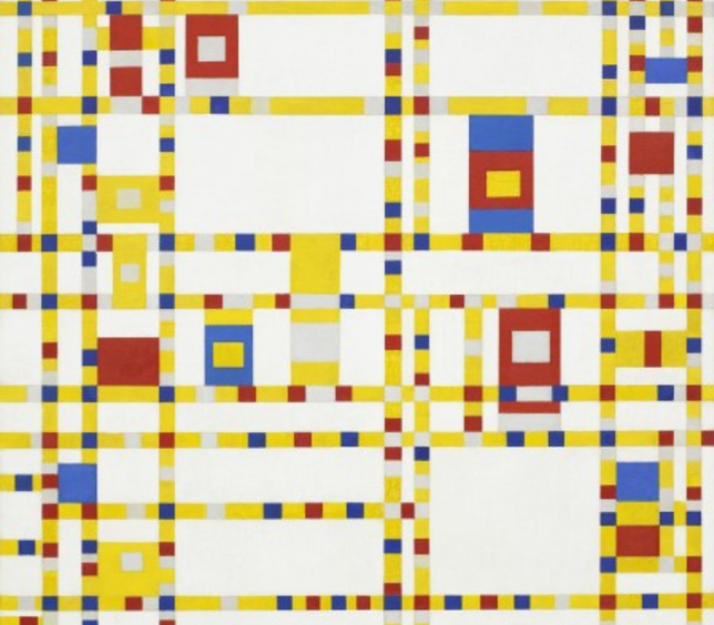 몬드리안의 작품 '브로드웨이 부기우기'의 작품의도가 궁금합니다.의 0번 째 이미지