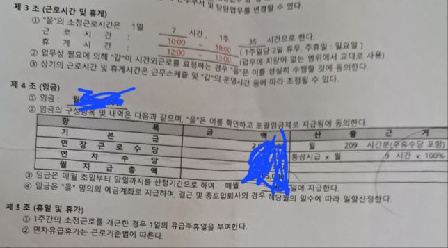포괄임금제 실업급여 신청 근로시간 질문의 0번 째 이미지
