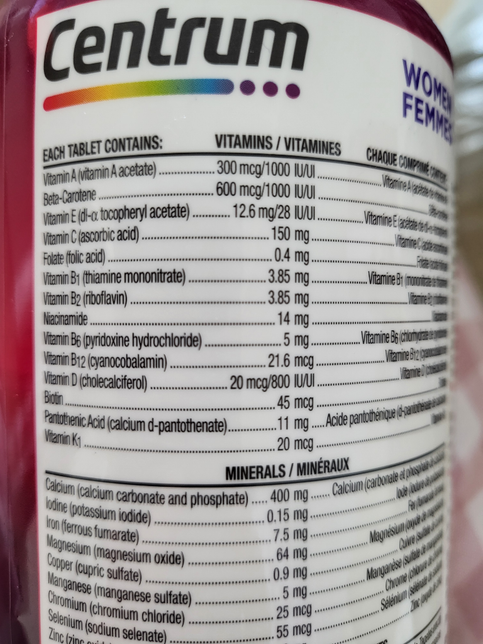 임신초기인데 종합비타민에 비타민a가 들어있는데 먹어도 될까요?의 0번 째 이미지