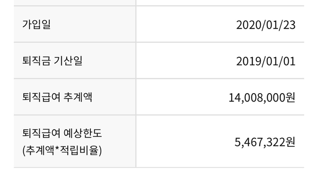 퇴직급여 (DB형) 계산 방법의 0번 째 이미지