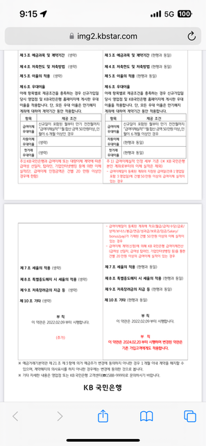 청년희망적금이 갑자기 특약조건이 바뀌었다고 통보왔는데 어떤 내용인건가요?의 0번 째 이미지