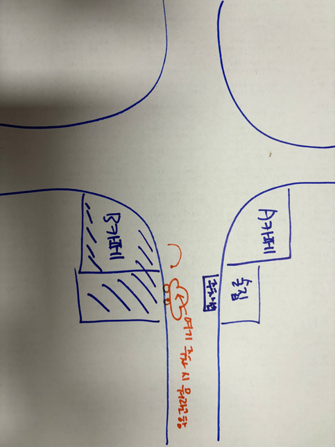 맞은편 카페 주차에 대하여 뭐라고 할 수 있나요?의 0번 째 이미지