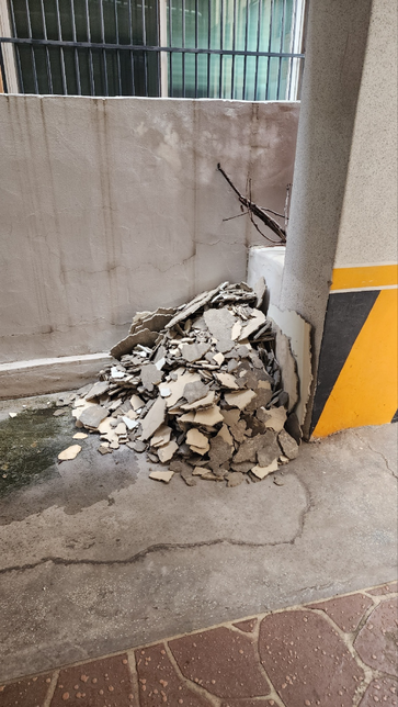 다세대주택 담벼락 비바람으로인한 파손으로 세입자 차량 파손 수리비용은 건물주인가요??의 1번 째 이미지