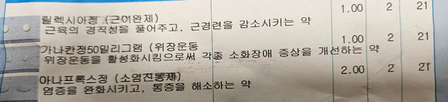 다음 약들을 같은 날에 복용해도 괜찮을까요?의 0번 째 이미지