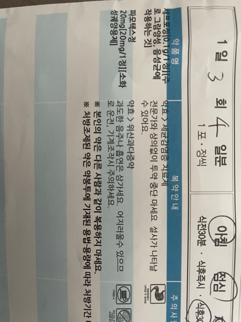 병원약과 타이레놀 같이 복용 가능한가요?의 0번 째 이미지