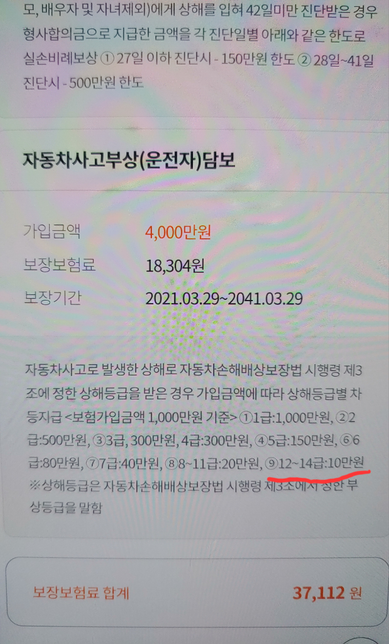 운전자보험 자동차사고부상(자부상) 질문입니다의 0번 째 이미지
