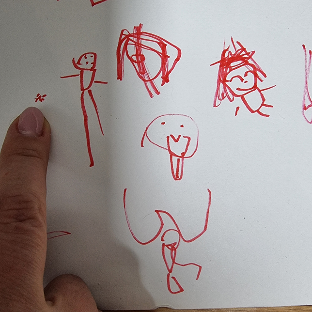 (스트레스많은아이) 그림그릴때 본인을 너무 작게 그려요.의 0번 째 이미지