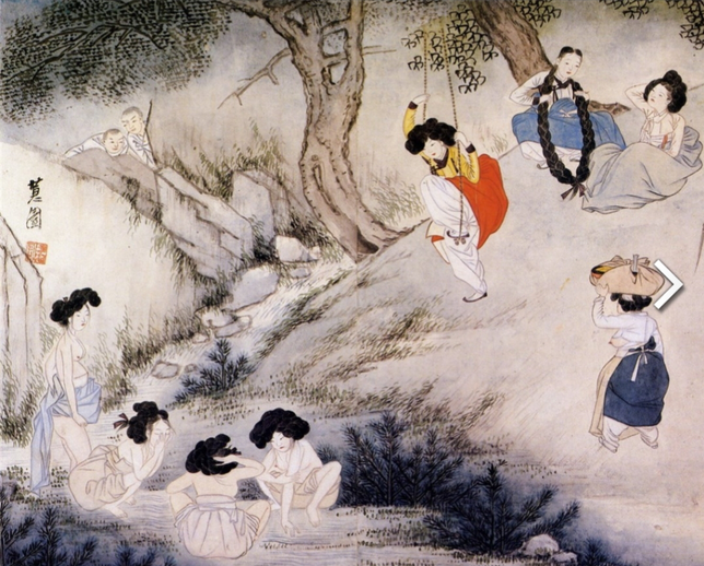 화가 신윤복의 작품에는 어떤 의미가 담겨있을까요?의 0번 째 이미지