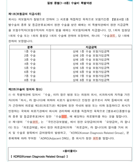 보험사 수술비 지급 불가 안내받고 문의드려요~의 3번 째 이미지