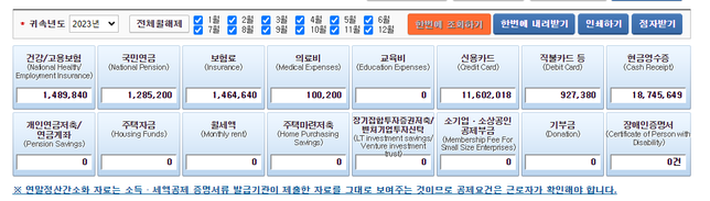 연말정산 환급금 마이너스인데 환수? 확인좀 부탁드려요의 1번 째 이미지