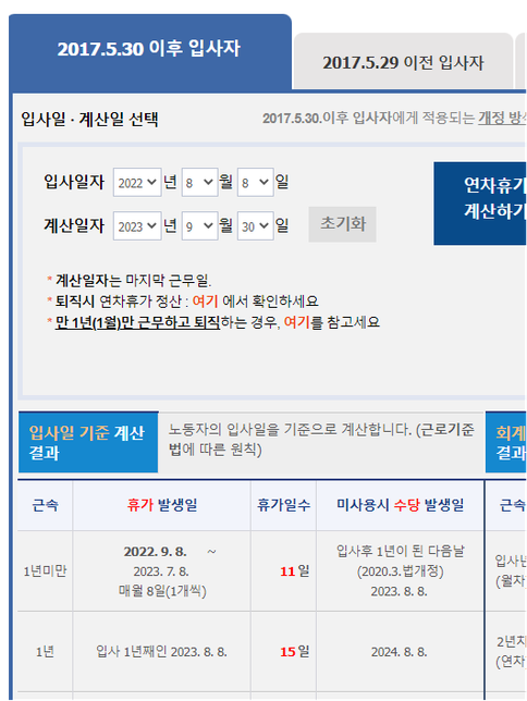 <mark>계약직</mark> 연차 사용 <mark>중도</mark> <mark>퇴사</mark>할 경우의 0번 째 이미지