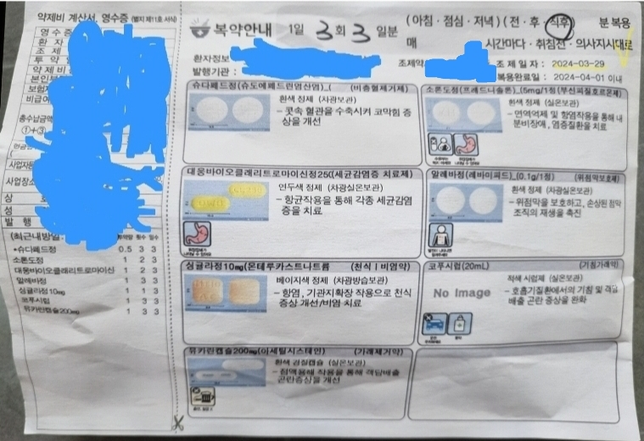 감기약 복용관련 질문(항생제,소론도정복용관련)의 1번 째 이미지