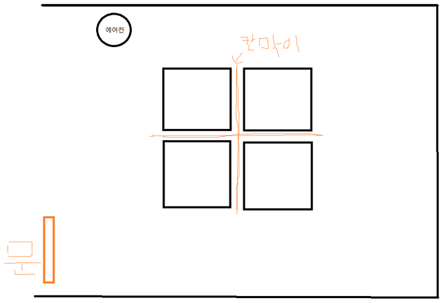 사무실 책상 재배치 좋은 아이디어 있을까요?의 0번 째 이미지