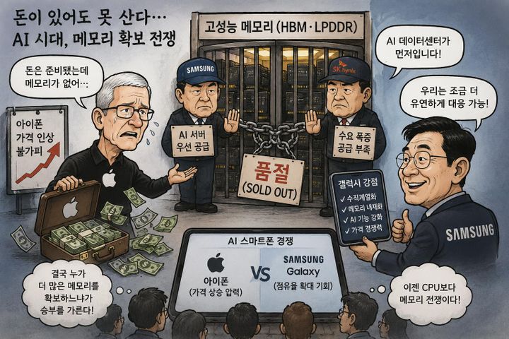 메모리 혁명이 모바일 업체에 미치는 영향