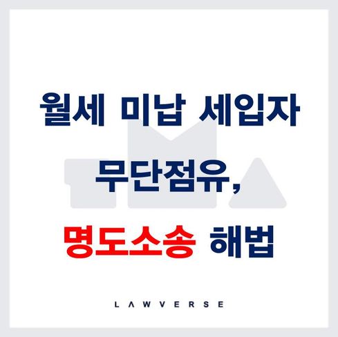월세 미납 세입자 무단점유, 명도소송 해법