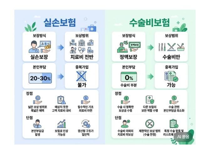 "5세대 실손보험 나와도 수술비보험은 꼭 따로 있어야 하는 이유