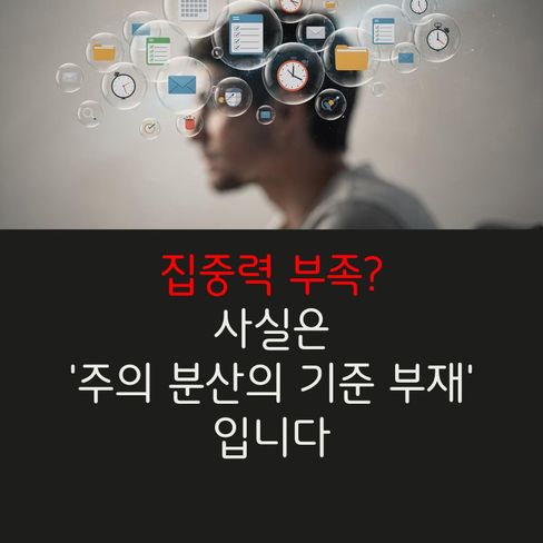 이 정도 집중도도 안 나오는 내가 문제라고 판단해왔습니다.